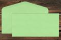 [110627] Briefhüllen DL 110x220 mm Nassklebend Frühlingsgrün 120 g/qm